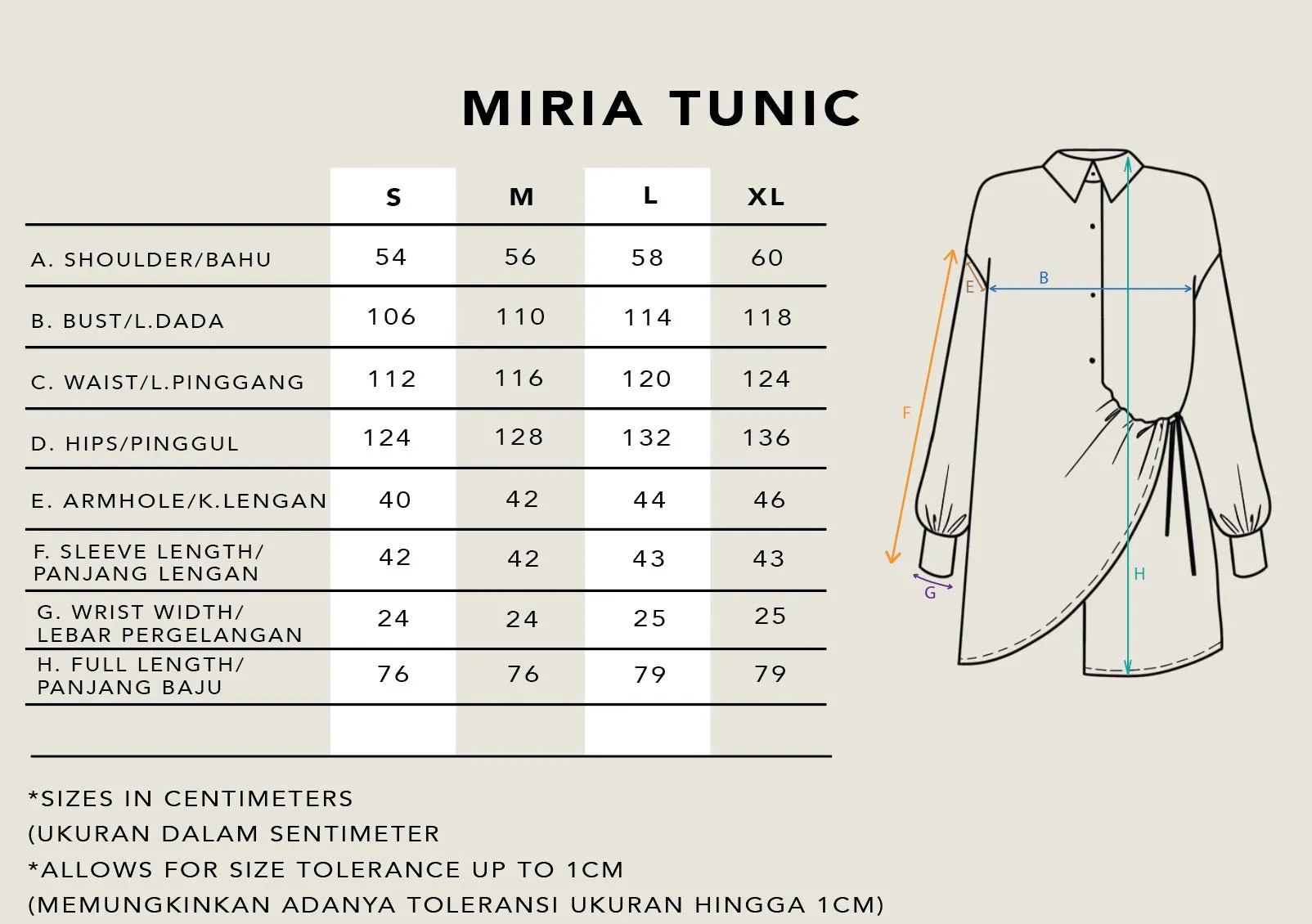 MIRIA TUNIC ROYAL MOSS