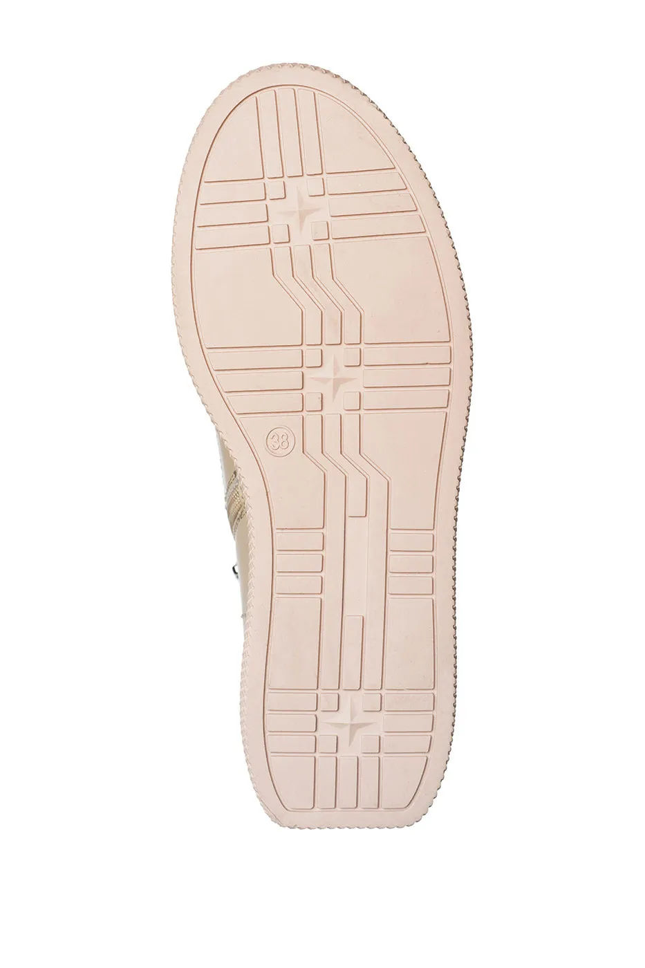 Modern Slip-On Ankle Shoes - Beige