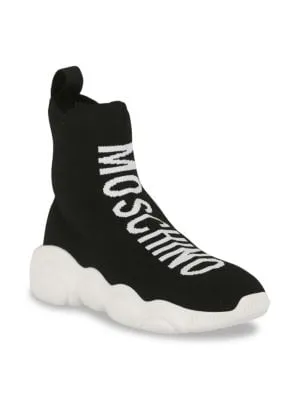 Moschino
 Teddy Shoes Logo Slip-On Sock Sneakers