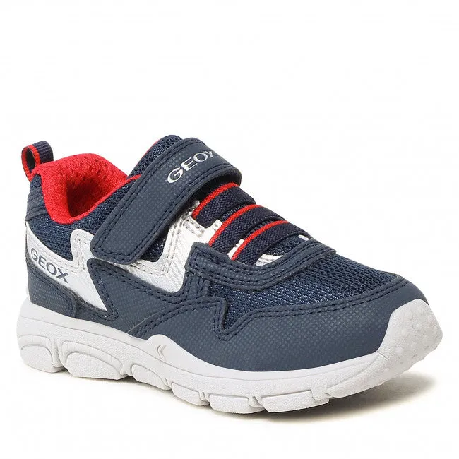 Navy and red sneaker (J N.Torque)