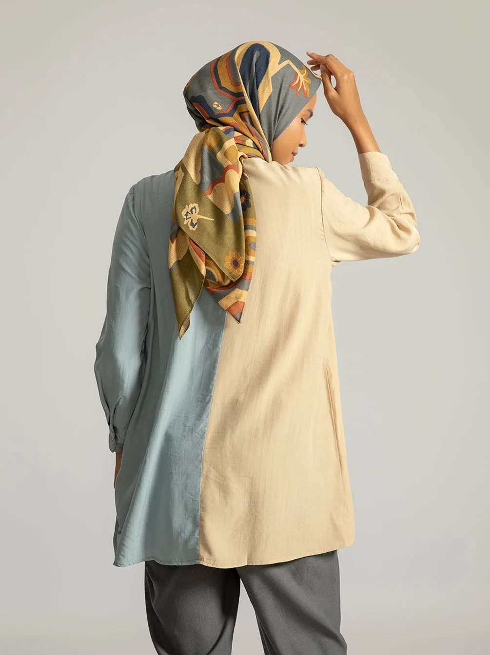 NEVIE TOP PLAIN BUTTERNUT