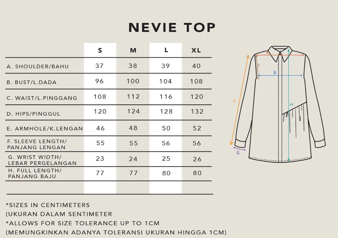 NEVIE TOP PLAIN BUTTERNUT