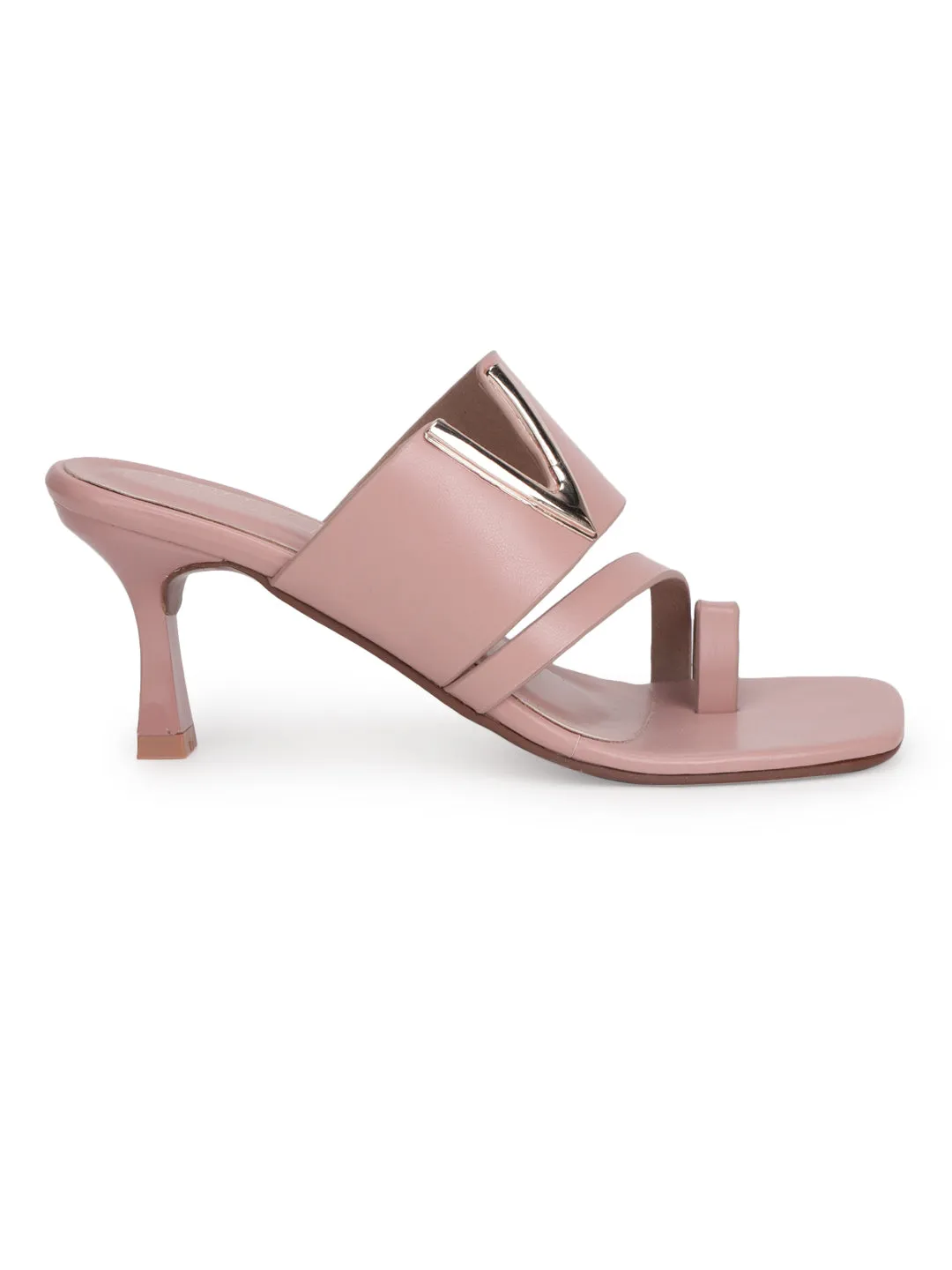 Nude PU Square Toe Stiletto Mules (TC-SLC-R502-NUD)