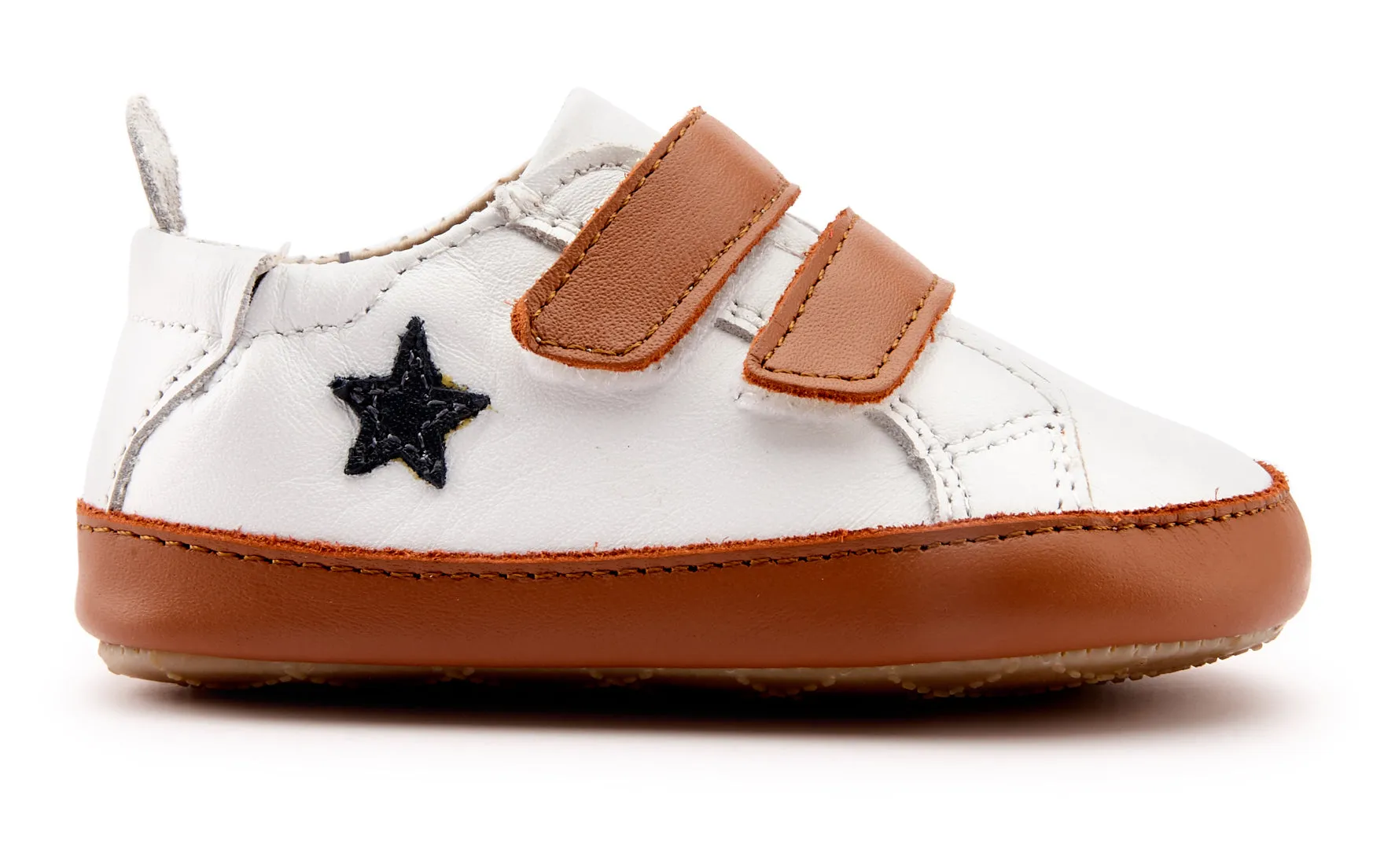 Old Soles Boy's and Girl's 0037R Star Markert Shoes - Snow/Tan/Navy