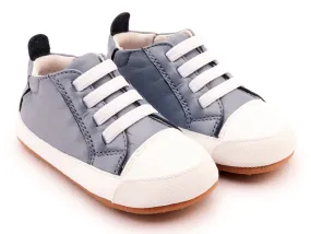 Old Soles Girl's and Boy's 106RT Eazy Jogger Casual Shoes - Indigo / Snow