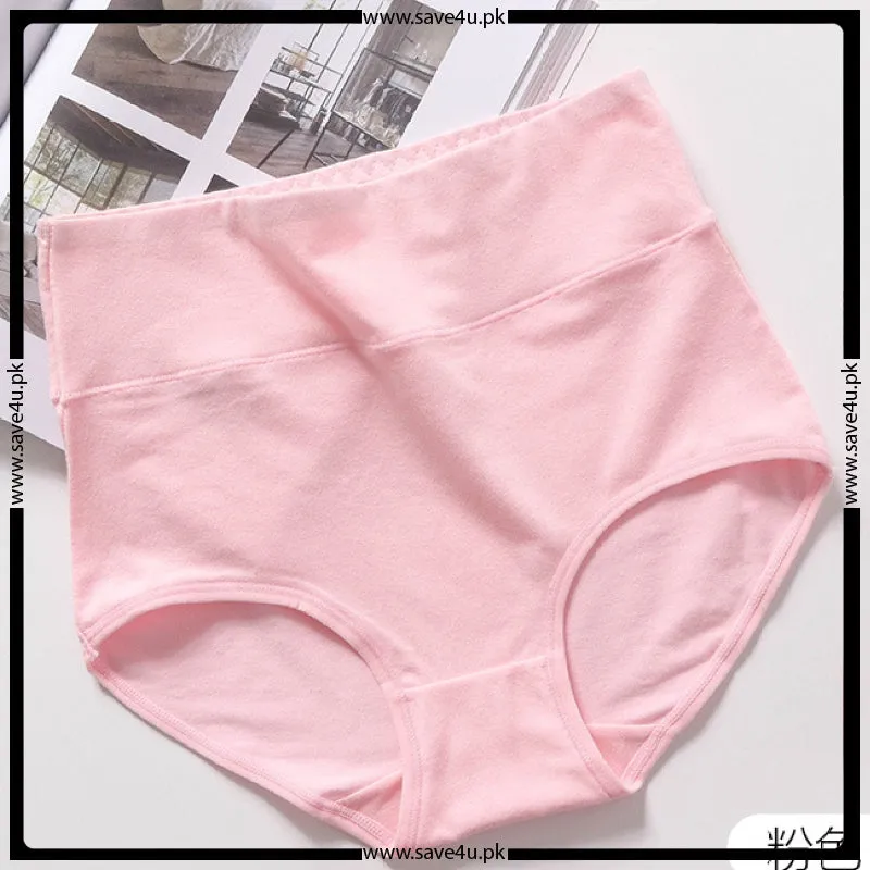 Pack of 2 Soft Cotton High Waist Panties