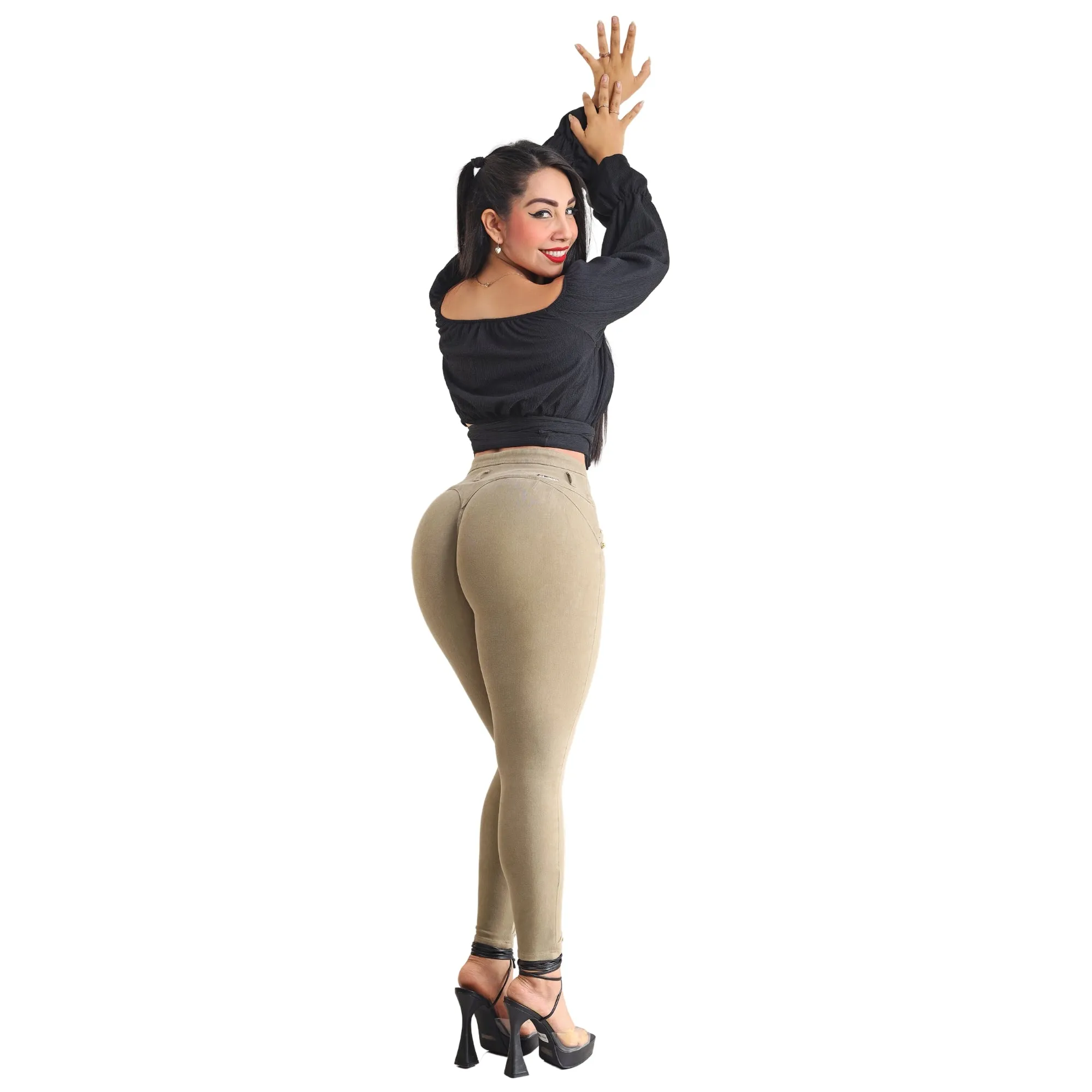 Pantalón Beige French Terry