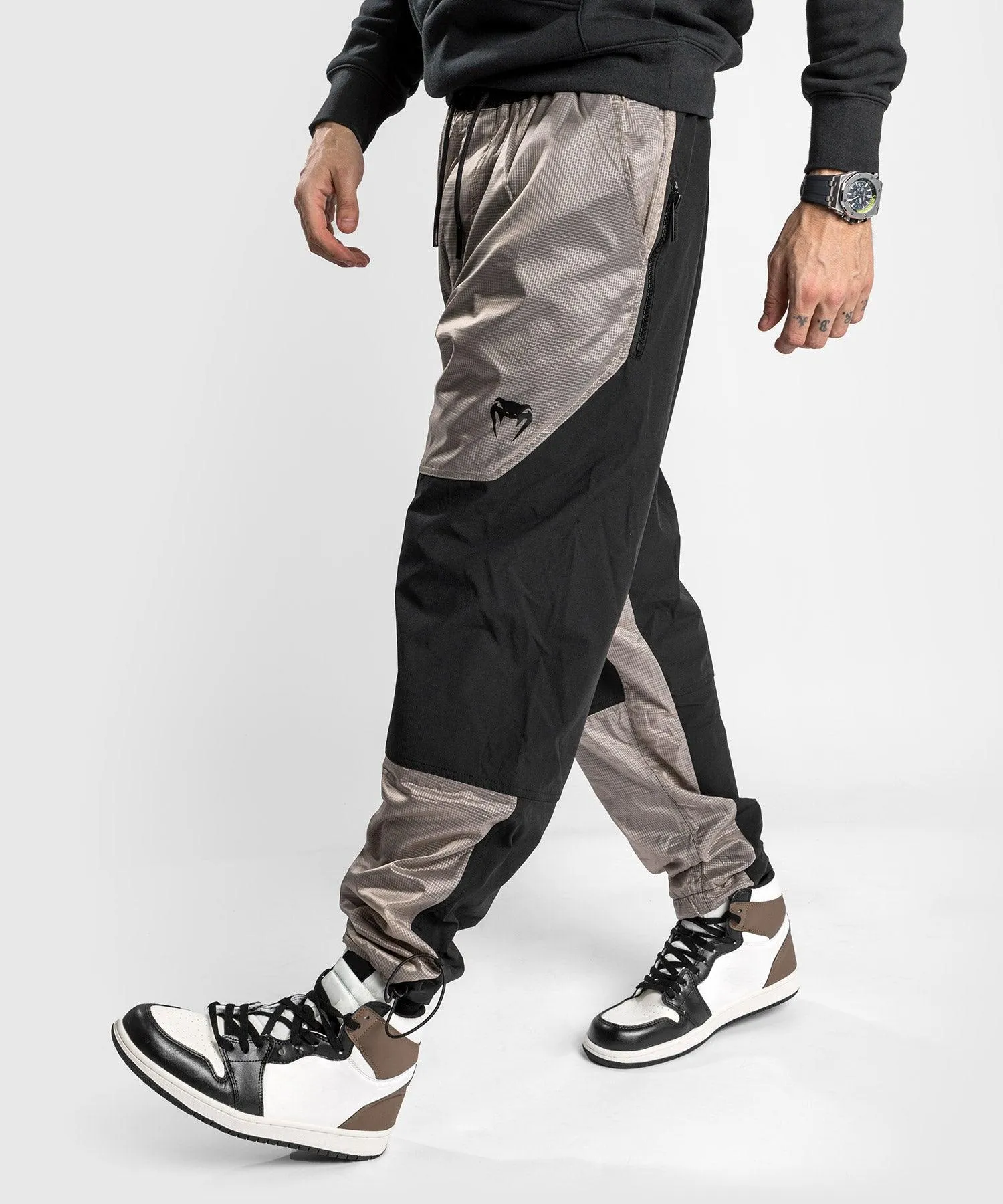 Pantalones Jogger Laser XT - Oversize - Negro/Arena