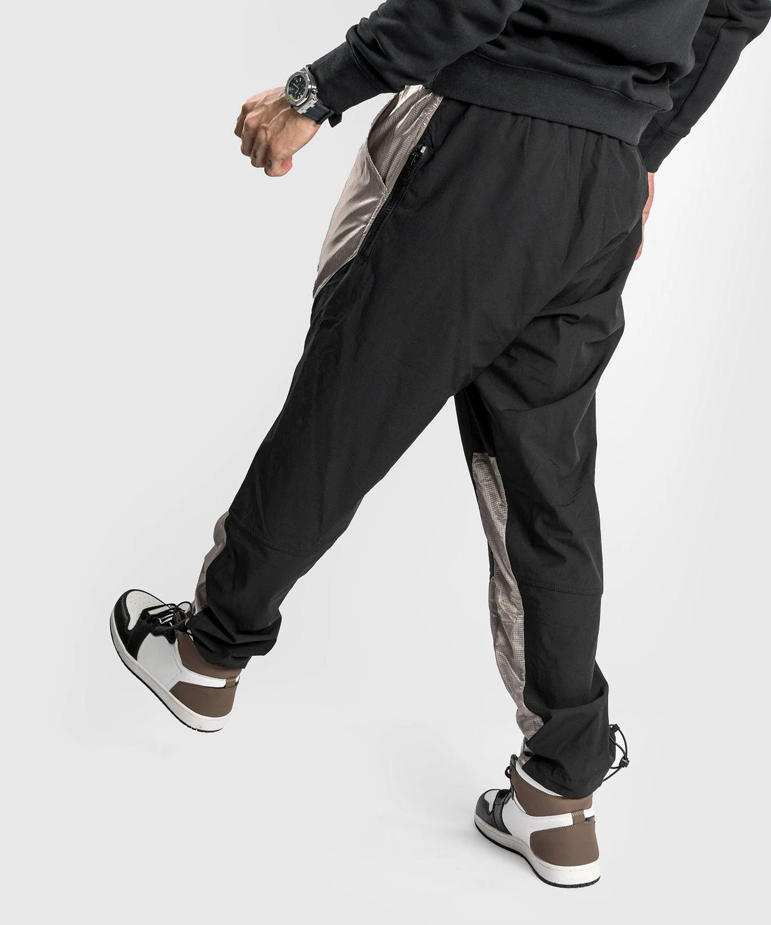 Pantalones Jogger Laser XT - Oversize - Negro/Arena