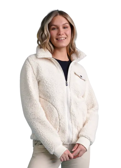 Pelle P - W Sherpa Zip Cream