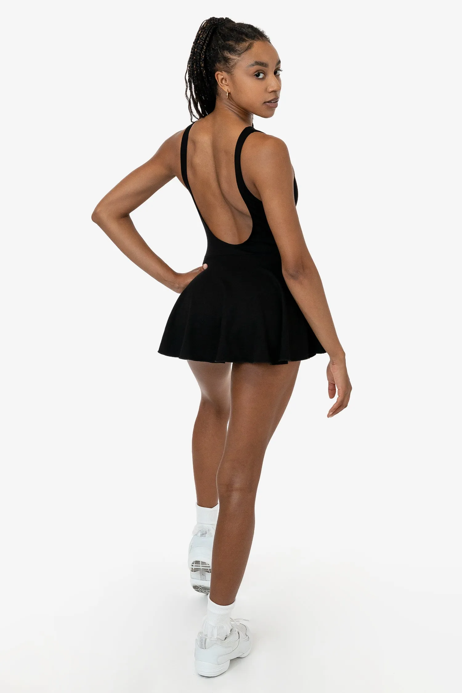 PON413 - Ponte Boatneck Ballerina Skirted Leotard