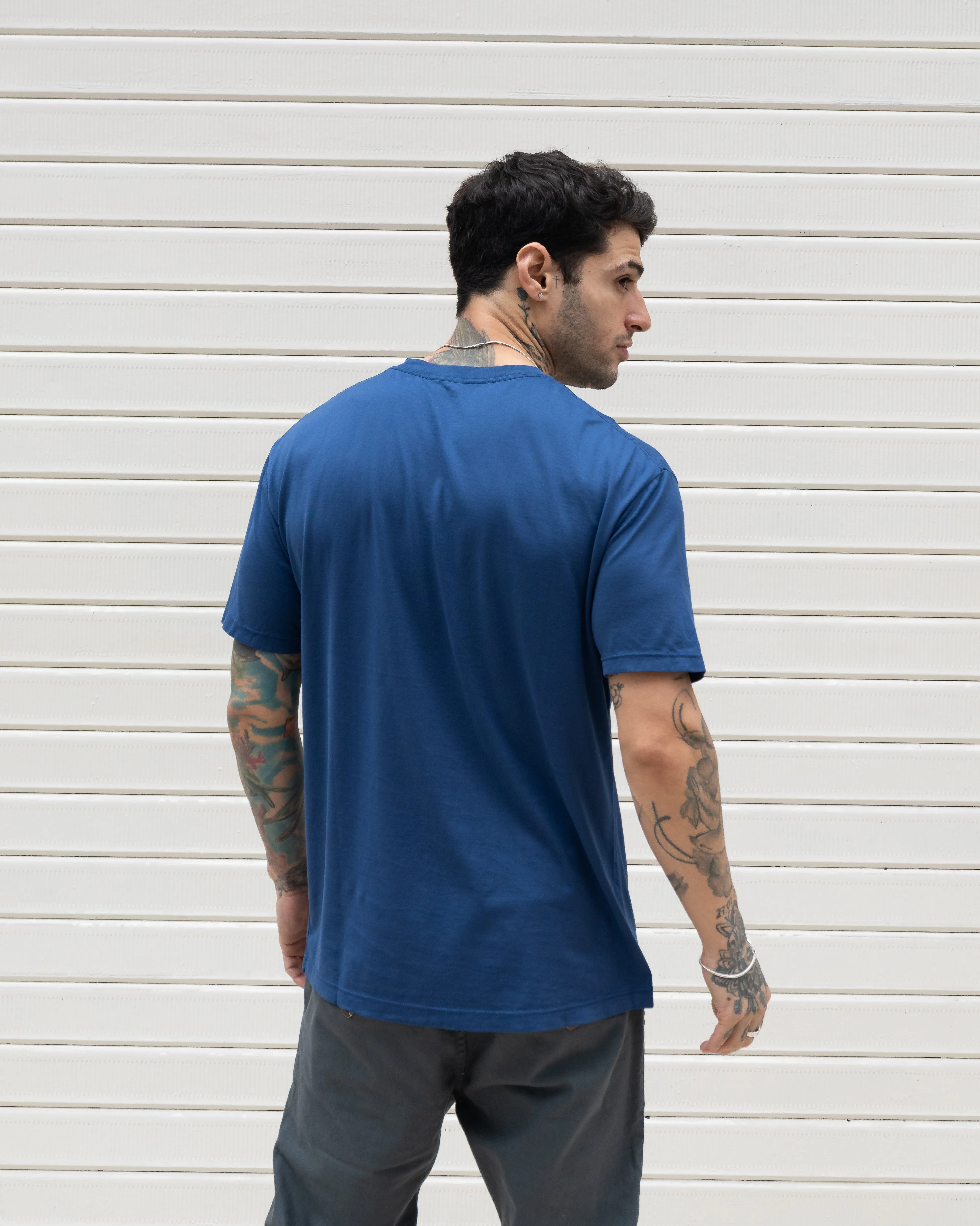 Premium Pima Tee - Mykonos Blue