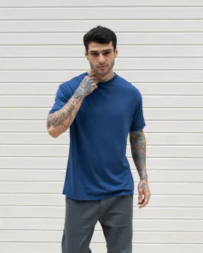 Premium Pima Tee - Mykonos Blue