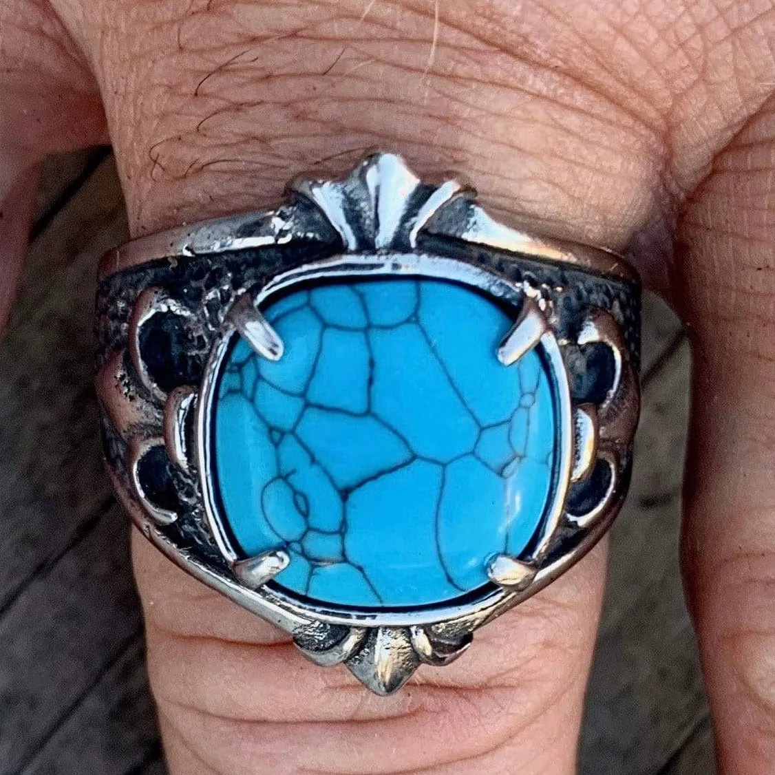 "Blue Stone" - Fleur-di-lis - R77