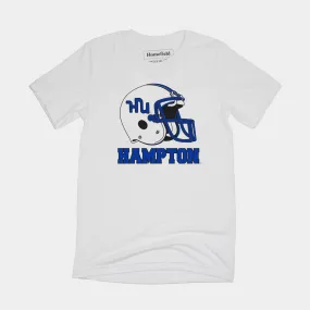 "HU" Hampton Football Helmet Tee