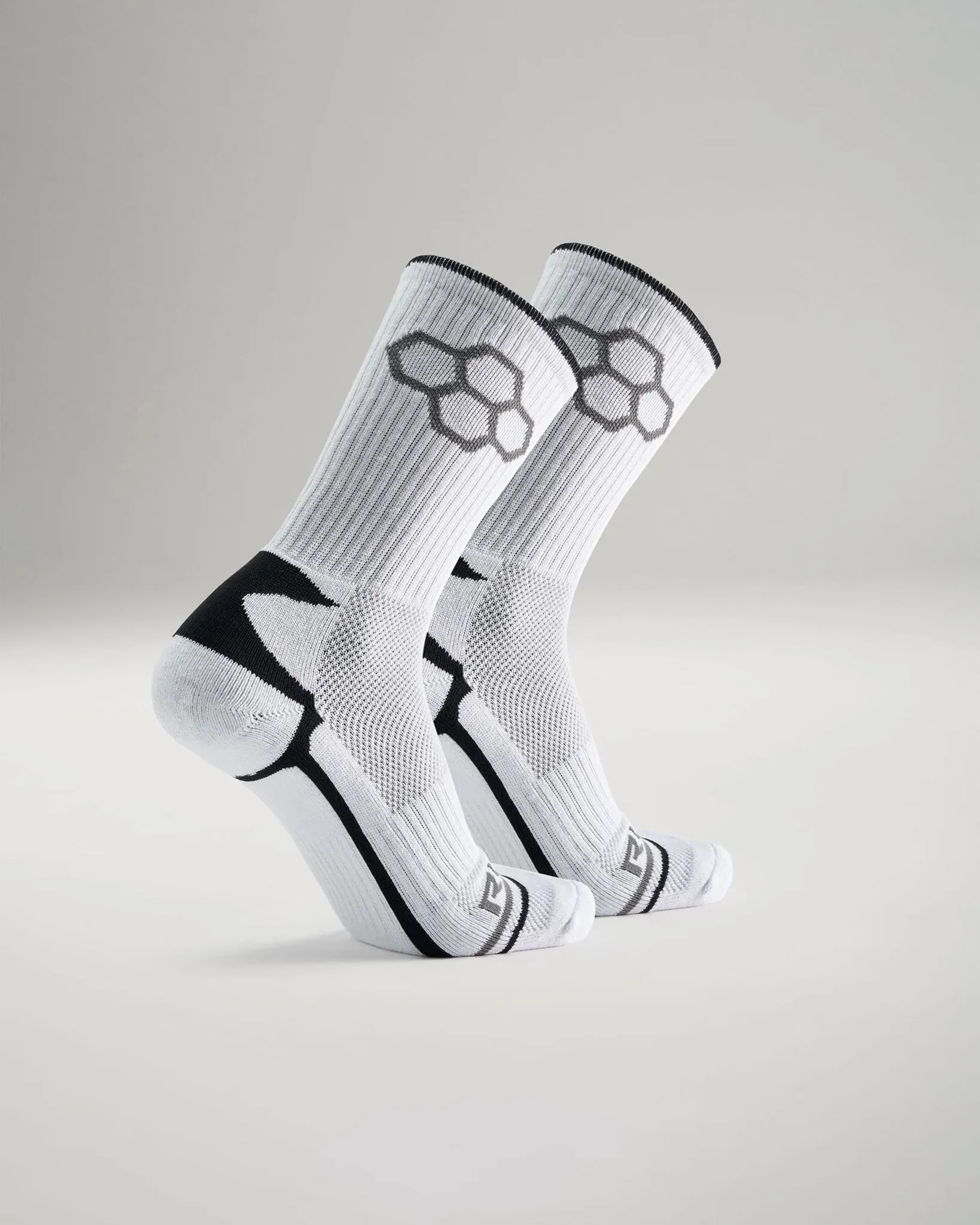 RUDIS White/White Knit Essential Socks (2 Pair)