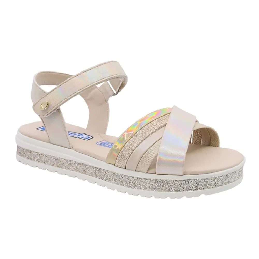 Sandalias Casuales con Velcro para Niña Coqueta y Audaz 112315-S