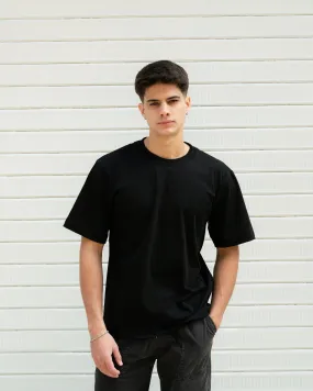 Semi Boxy Tee 20/1 - Negro