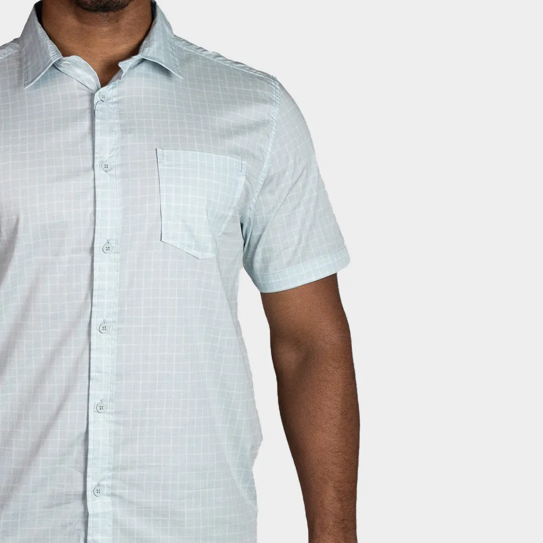 Short Sleeve Patch Para Hombre