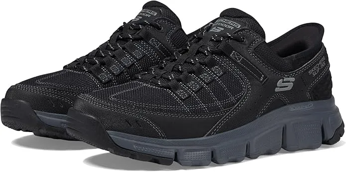 Skechers Men's Summits at Hands Free Slip in Black/Charcoal