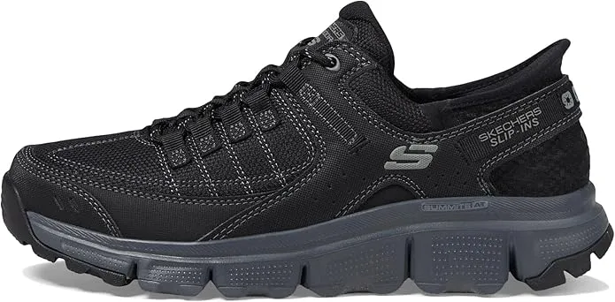 Skechers Men's Summits at Hands Free Slip in Black/Charcoal