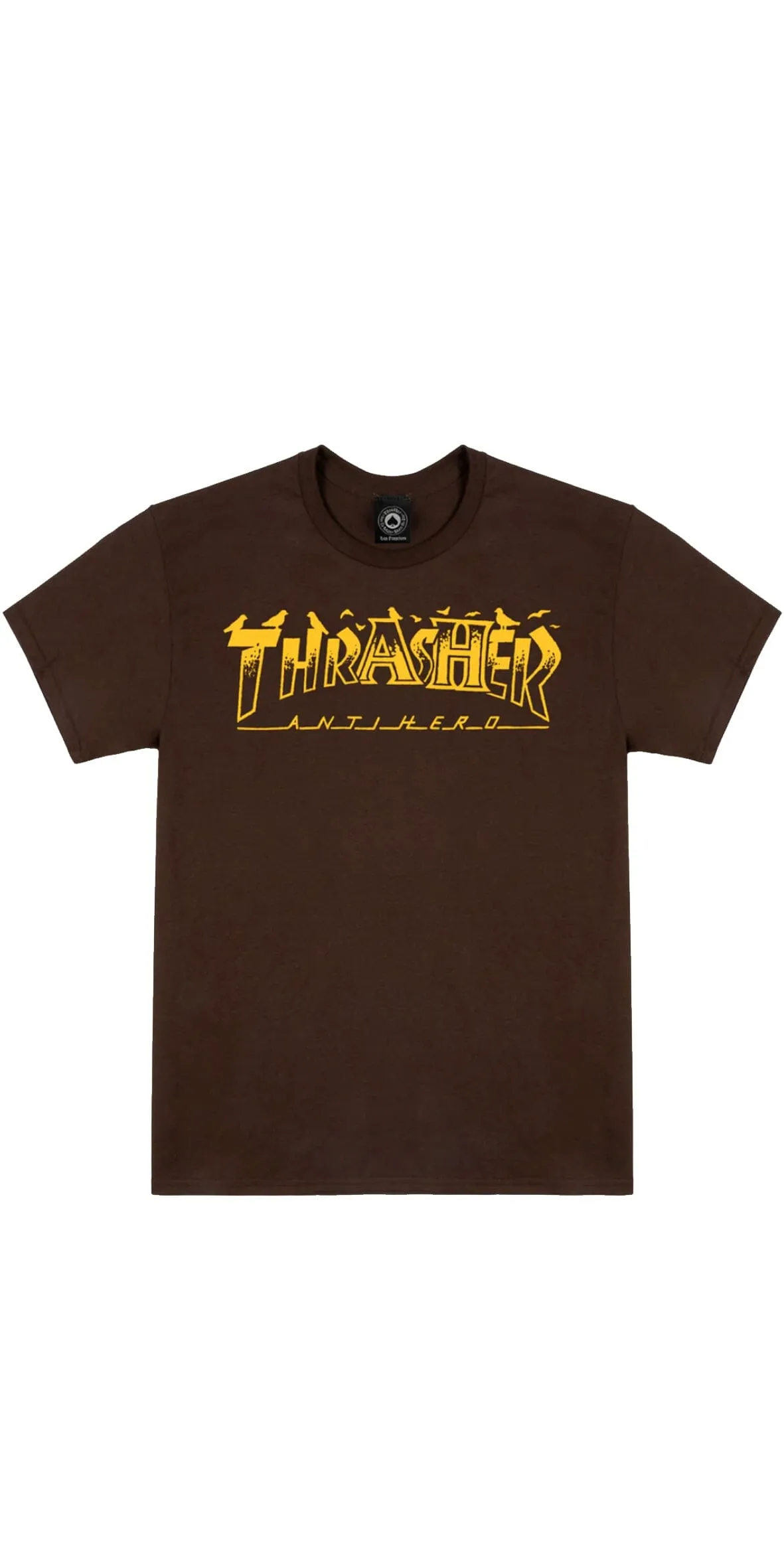 Thrasher Cover the Earth tee Chocolate camiseta- Tshirt