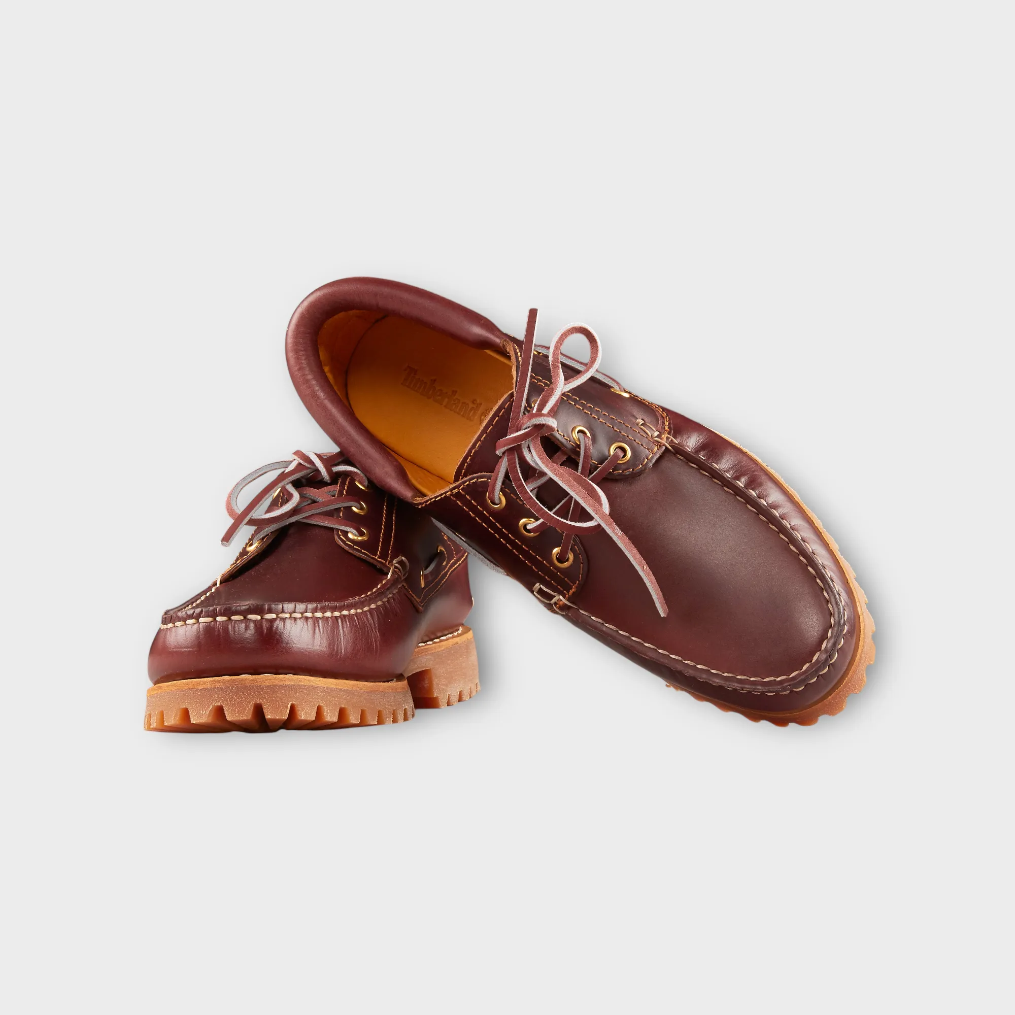 Timberland 3-Eye Lug Sejlersko I Burgundy