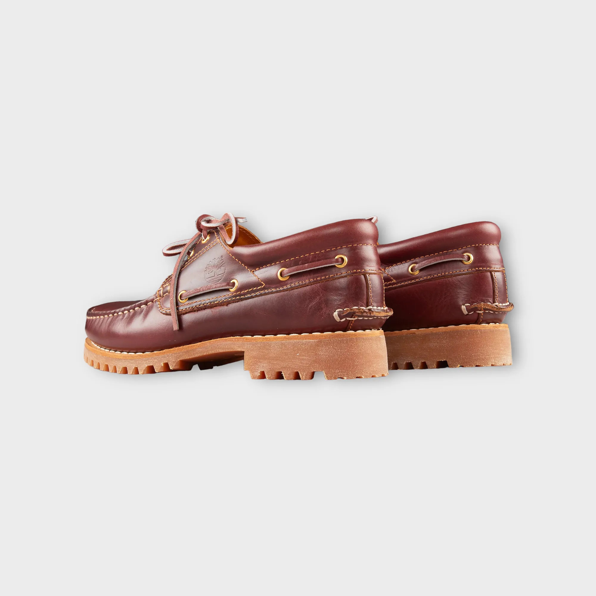 Timberland 3-Eye Lug Sejlersko I Burgundy