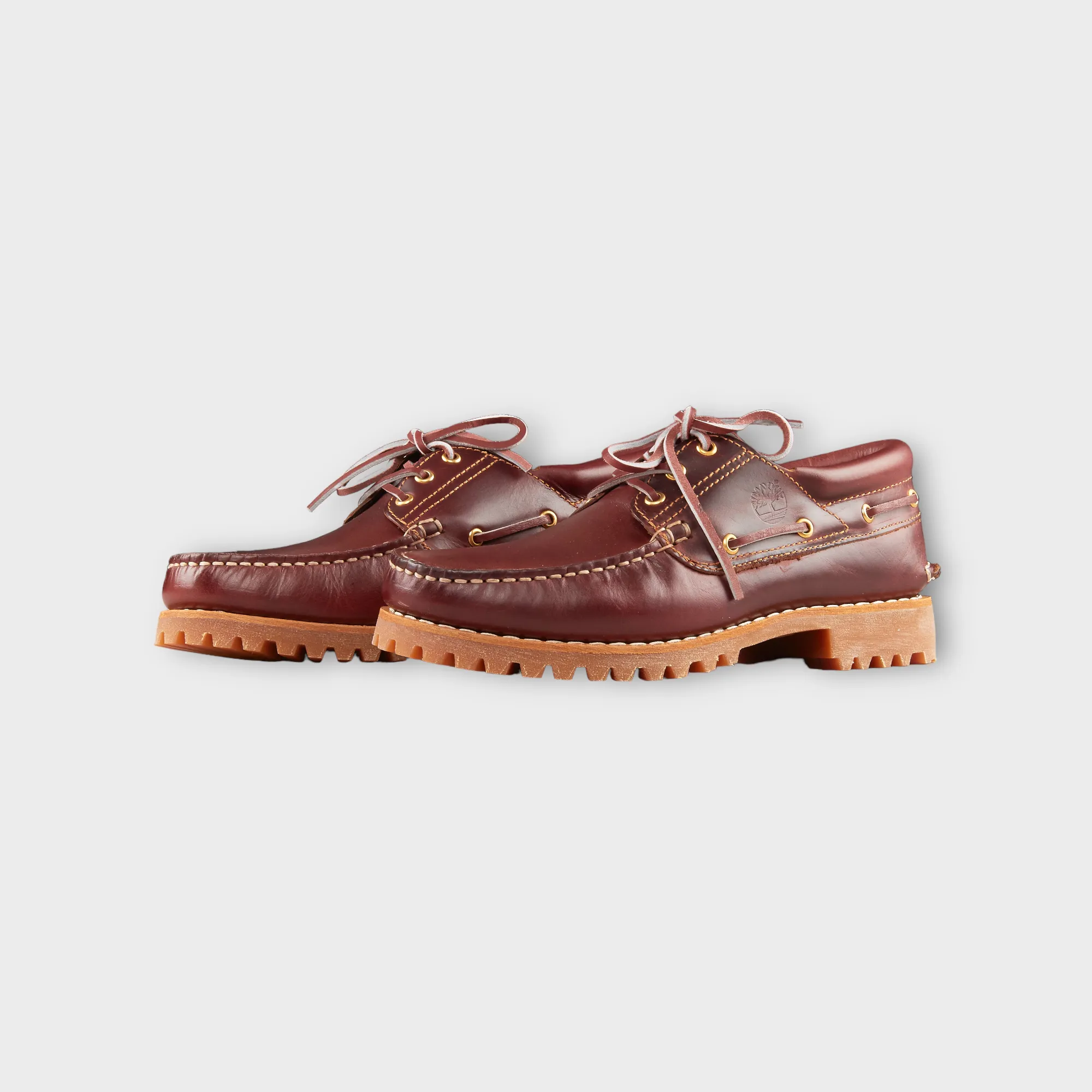 Timberland 3-Eye Lug Sejlersko I Burgundy